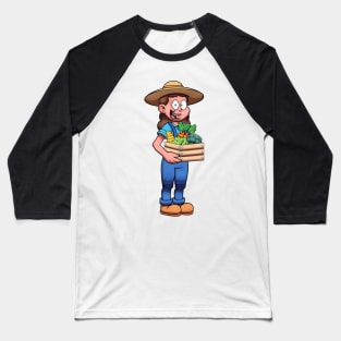 Female Farmer Baseball T-Shirt